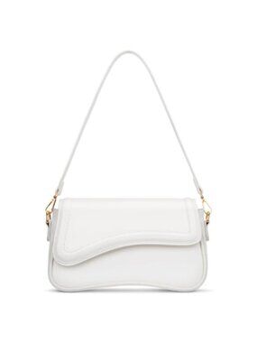 KKXIU Small Faux Leather Hobo Shoulder Bag Crossbody Clutch with Chain Strap